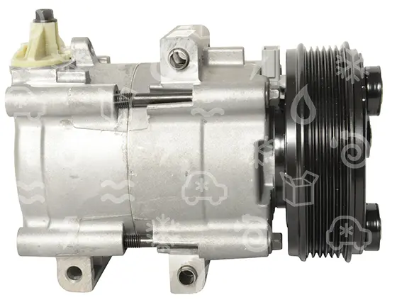 kompresor VISTEON FS10, řemenice 129 mm - PV6, 12V, OEM 1018497